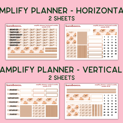 Amplify Planner Stickers | Weekly Kit | Natalie
