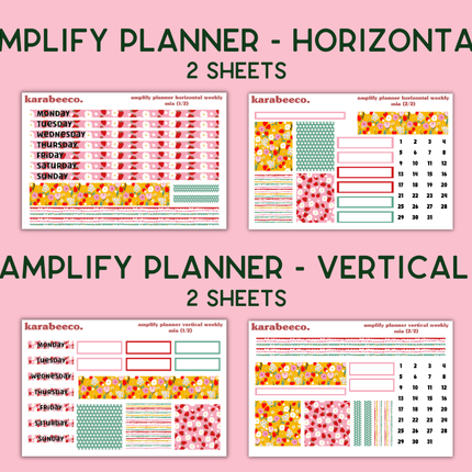 Amplify Planner Stickers | Weekly Kit | Mia