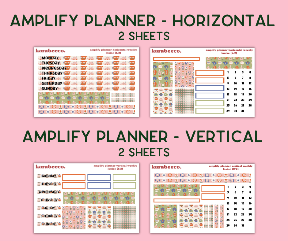 Amplify Planner Stickers | Weekly Kit | Louise