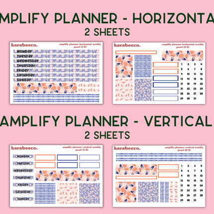 Amplify Planner Stickers | Weekly Kit | Pearl