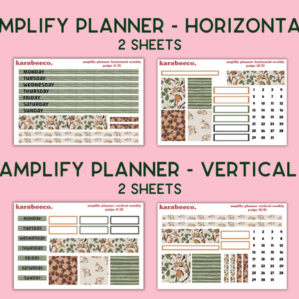 Amplify Planner Stickers | Weekly Kit | Paige