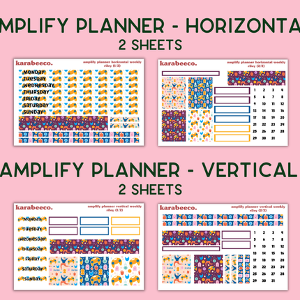 Amplify Planner Stickers | Weekly Kit | Riley