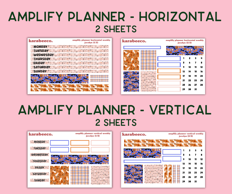 Amplify Planner Stickers | Weekly Kit | Jocelyn