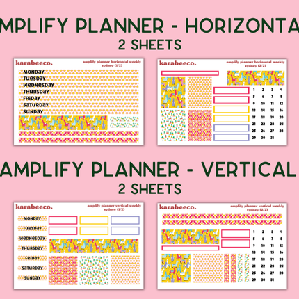 Amplify Planner Stickers | Weekly Kit | Sydney