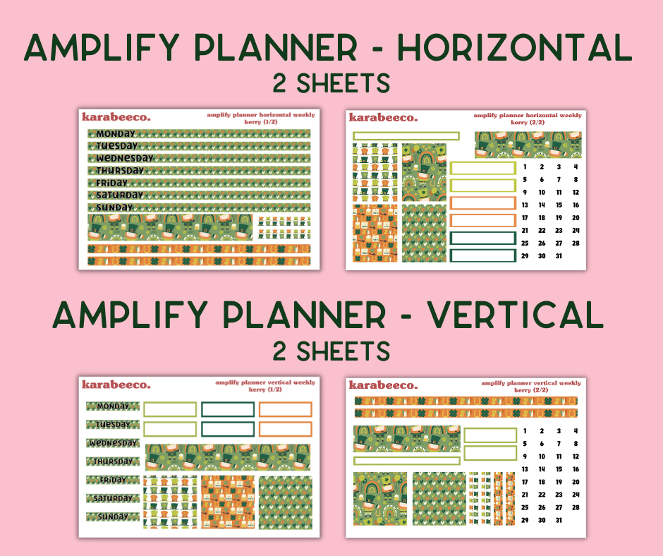 Amplify Planner Stickers | Weekly Kit | Kerry