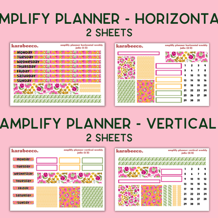 Amplify Planner Stickers | Weekly Kit | Julie