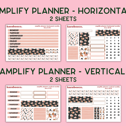 Amplify Planner Stickers | Weekly Kit | Lucy