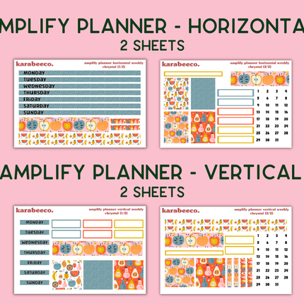 Amplify Planner Stickers | Weekly Kit | Chrystal