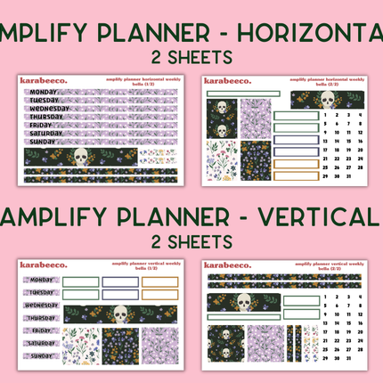 Amplify Planner Stickers | Weekly Kit | Bella