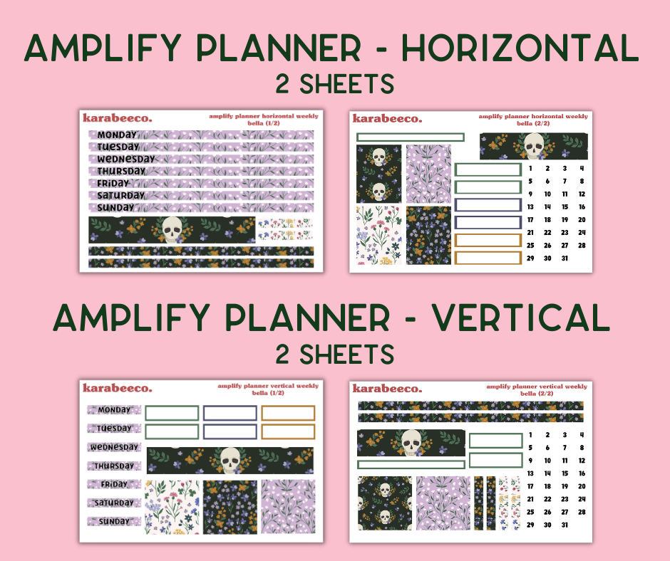 Amplify Planner Stickers | Weekly Kit | Bella