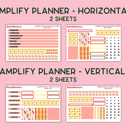 Amplify Planner Stickers | Weekly Kit | Heidi