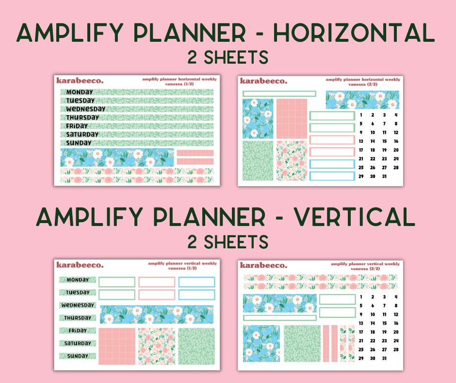 Amplify Planner Stickers | Weekly Kit | Vanessa