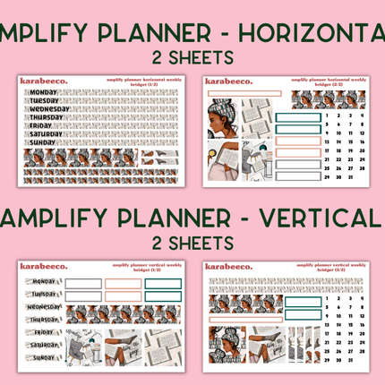 Amplify Planner Stickers | Weekly Kit | Bridget