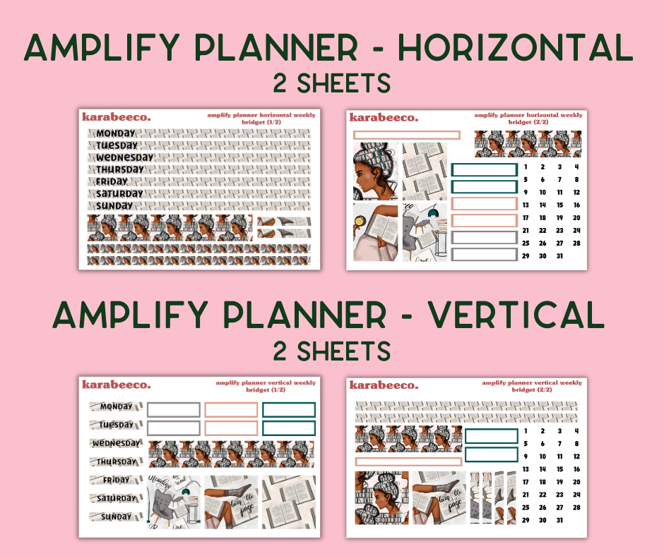 Amplify Planner Stickers | Weekly Kit | Bridget