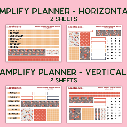 Amplify Planner Stickers | Weekly Kit | Trinity