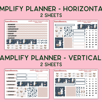 Amplify Planner Stickers | Weekly Kit | Kelsey