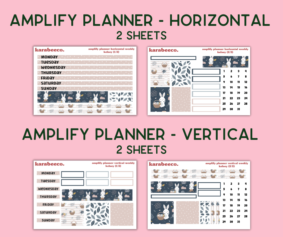 Amplify Planner Stickers | Weekly Kit | Kelsey