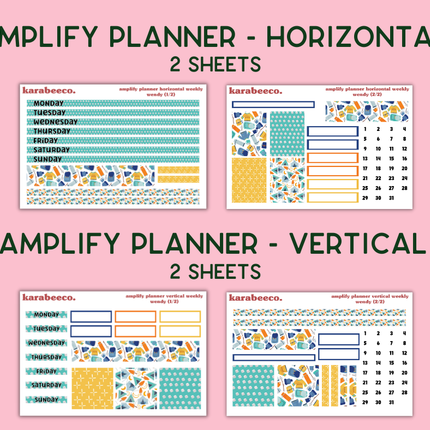 Amplify Planner Stickers | Weekly Kit | Wendy
