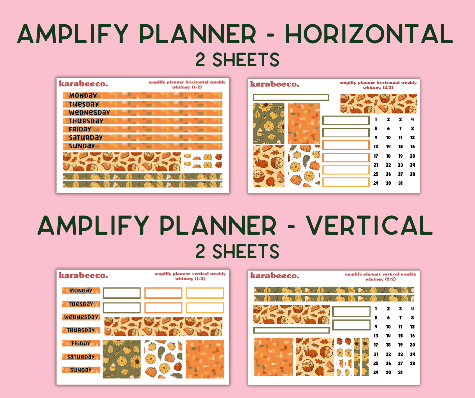 Amplify Planner Stickers | Weekly Kit | Whitney