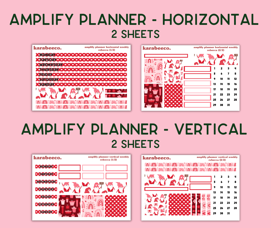 Amplify Planner Stickers | Weekly Kit | Rebecca