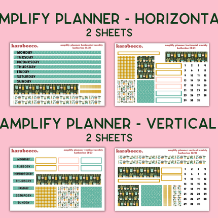 Amplify Planner Stickers | Weekly Kit | Katherine