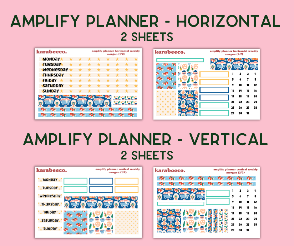 Amplify Planner Stickers | Weekly Kit | Morgan