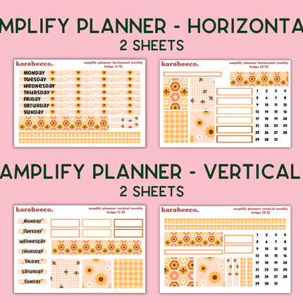 Amplify Planner Stickers | Weekly Kit | Helga