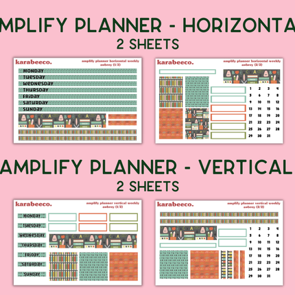 Amplify Planner Stickers | Weekly Kit | Aubrey
