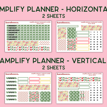 Amplify Planner Stickers | Weekly Kit | Clover