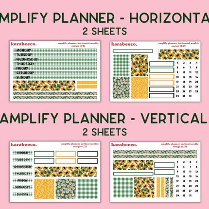 Amplify Planner Stickers | Weekly Kit | Margo