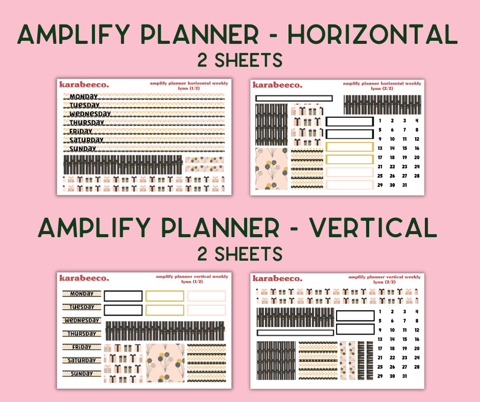 Amplify Planner Stickers | Weekly Kit | Lynn