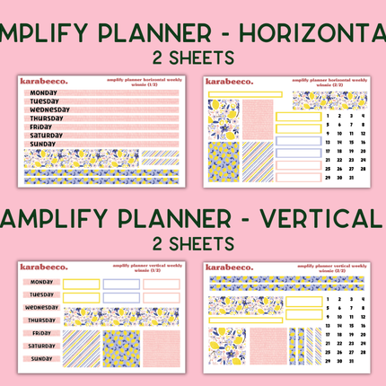 Amplify Planner Stickers | Weekly Kit | Winnie
