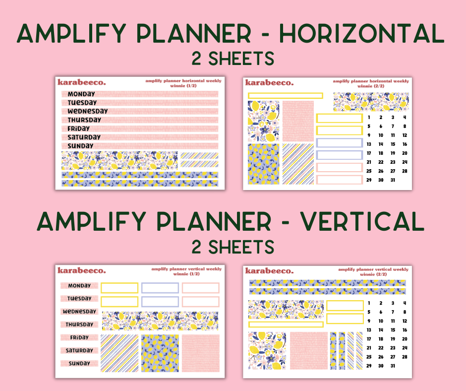 Amplify Planner Stickers | Weekly Kit | Winnie