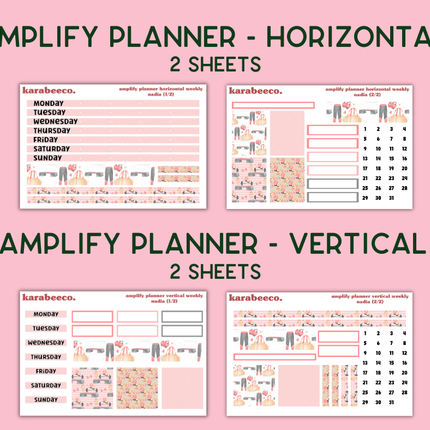 Amplify Planner Stickers | Weekly Kit | Nadia