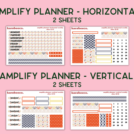 Amplify Planner Stickers | Weekly Kit | Elise