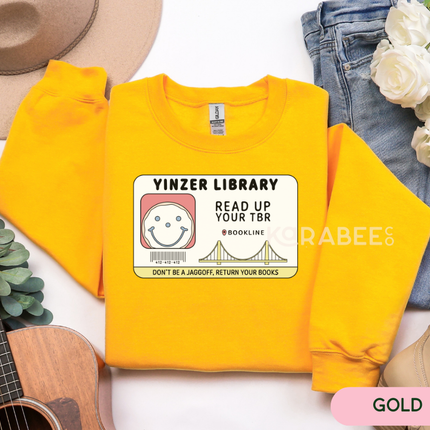 Gildan Crewneck | Yinzer Library Card