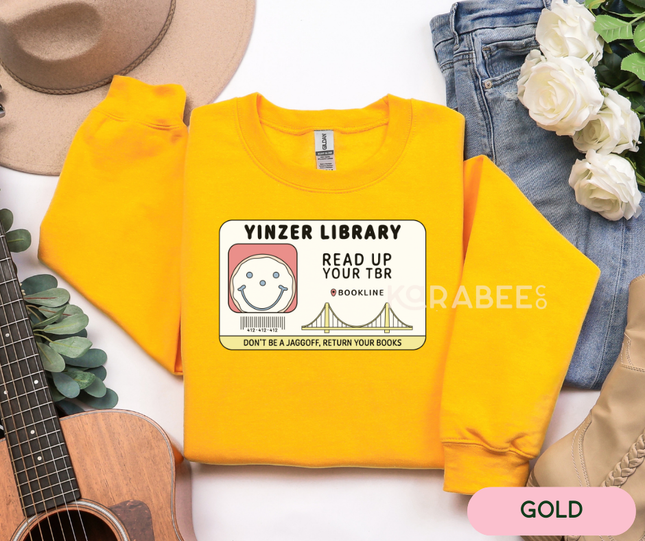Gildan Crewneck | Yinzer Library Card