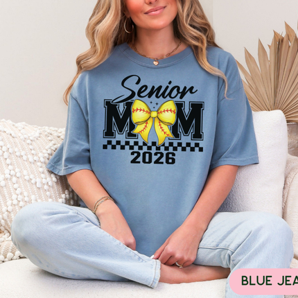 Comfort Colors Tee | Softball Mom Class of 2026 [s022]