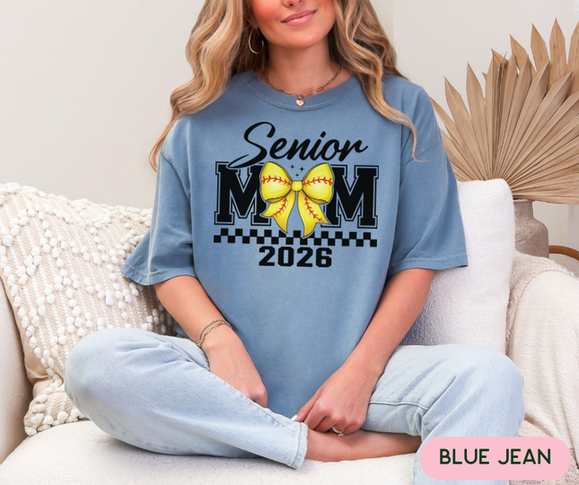 Comfort Colors Tee | Softball Mom Class of 2026 [s022]