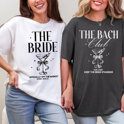 Comfort Colors Tee | Bride and Bach Matching Cocktails [k003]