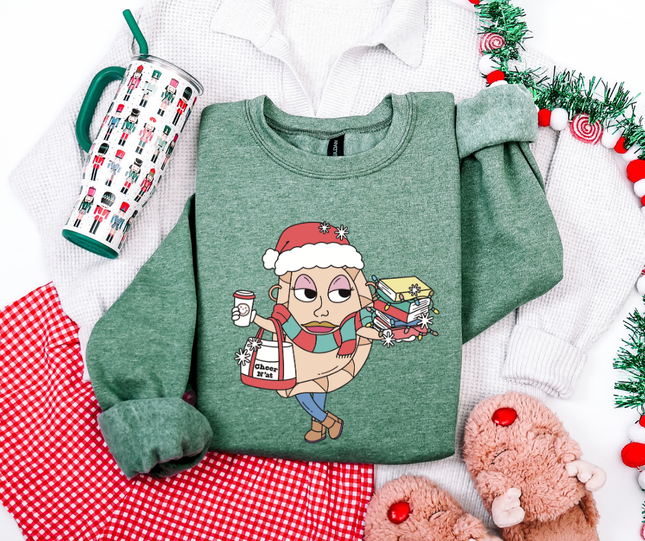 Holiday Pierogi Reader Crewneck | Made to Order