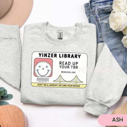 Gildan Crewneck | Yinzer Library Card