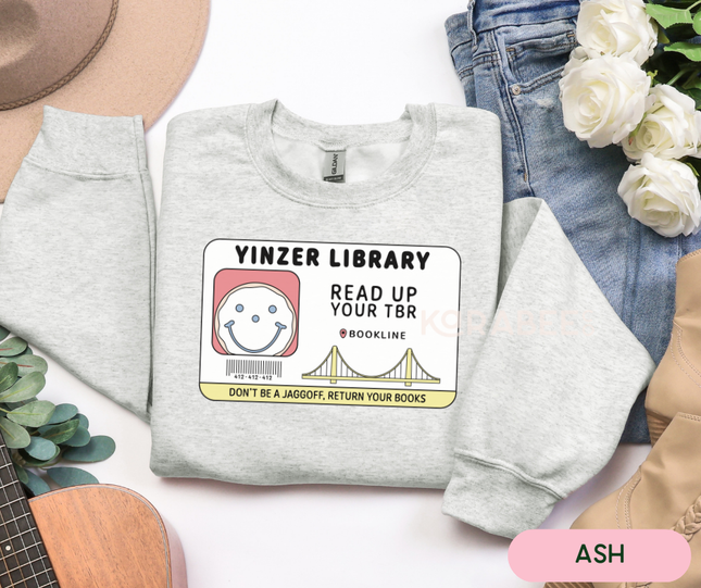 Gildan Crewneck | Yinzer Library Card