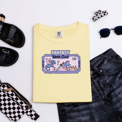Comfort Colors Tee | Fantasy Book Club [b085]