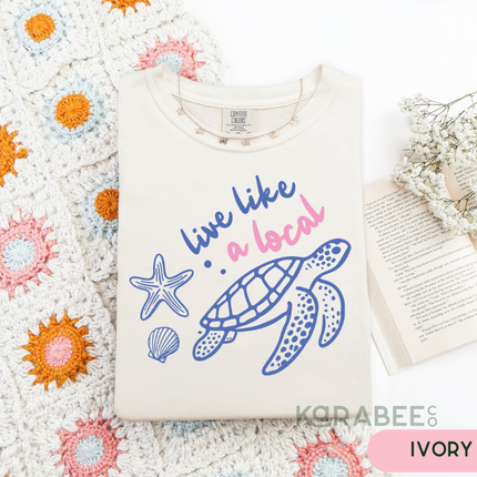 Comfort Colors Tee | Live Like a Local [r007]