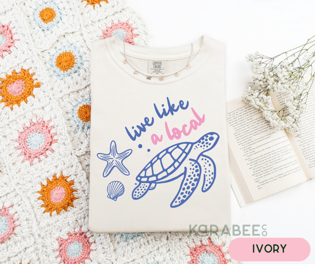 Comfort Colors Tee | Live Like a Local [r007]