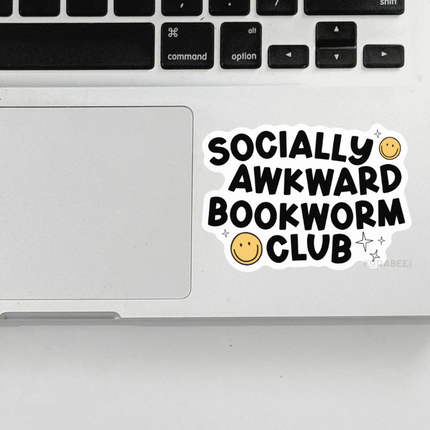 STICKER | Socially Awkward Bookworm Club | BOOKS00034
