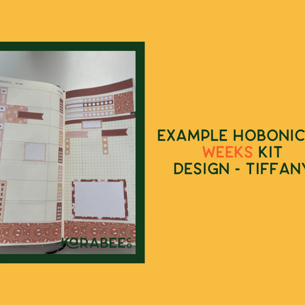 Quinn Hobonichi Sticker Kit | Cousin A5, Techo A6, Weeks