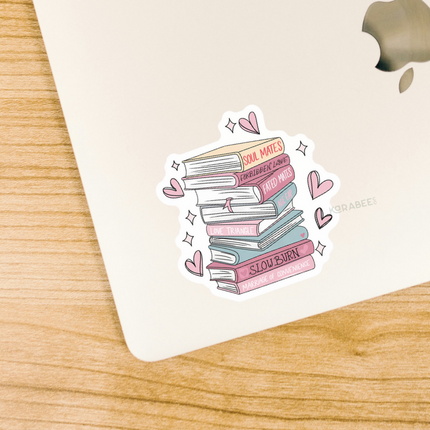 STICKER | Romance Book Stack | BOOKS00053