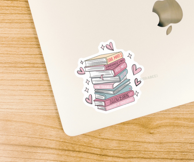 STICKER | Romance Book Stack | BOOKS00053